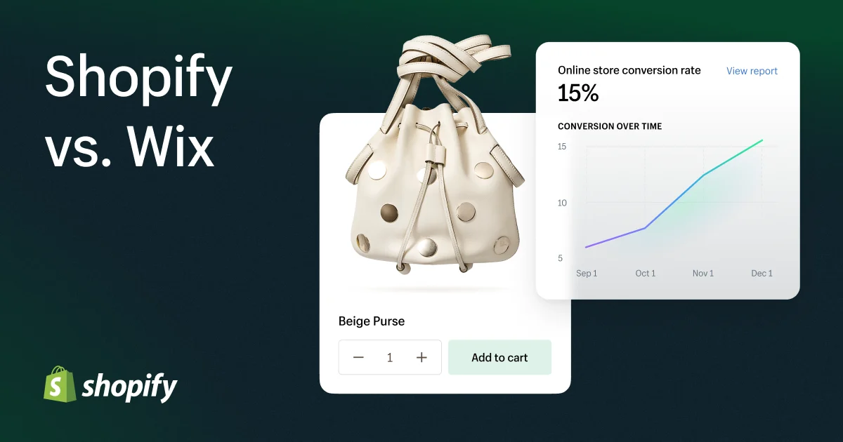 Compare Shopify to Wix preview and deal image