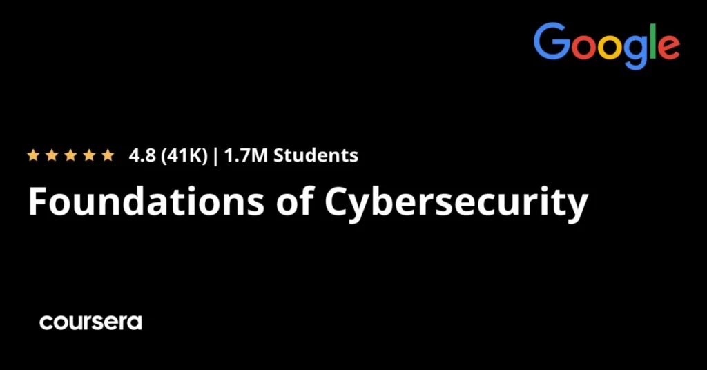 Foundations of Cybersecurity preview and deal image