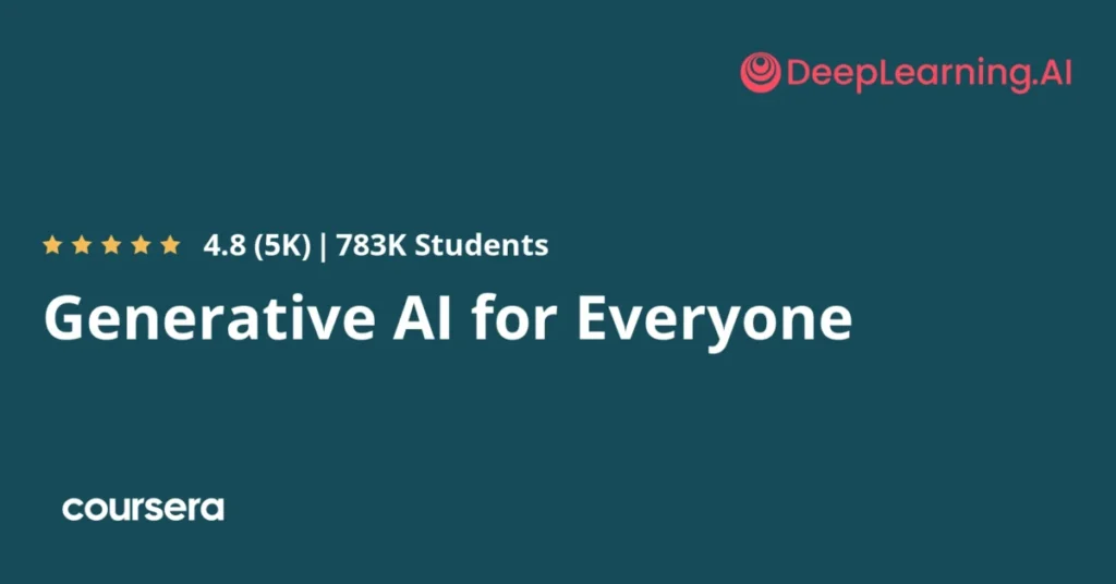 Generative AI for Everyone preview and deal image