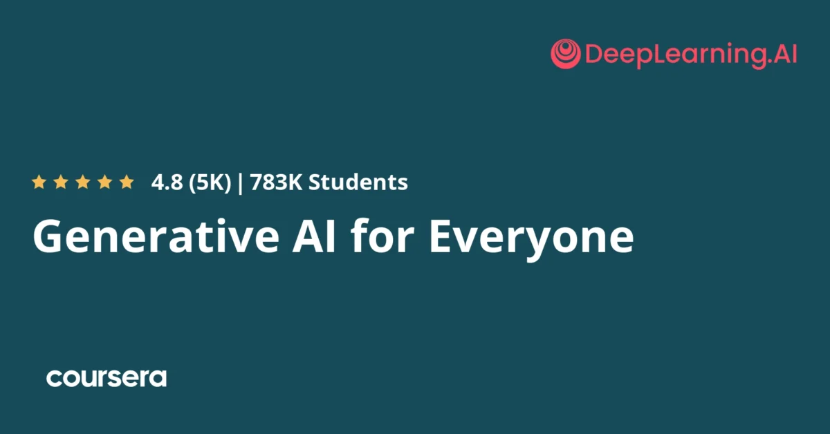 Generative AI for Everyone preview and deal image