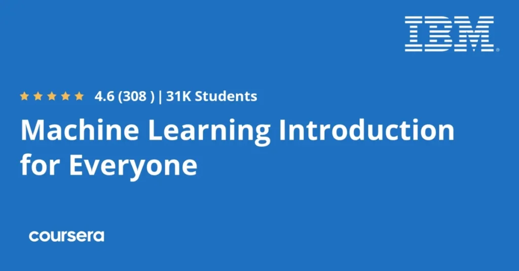 IBM_Machine Learning Introduction for Everyone preview and deal image