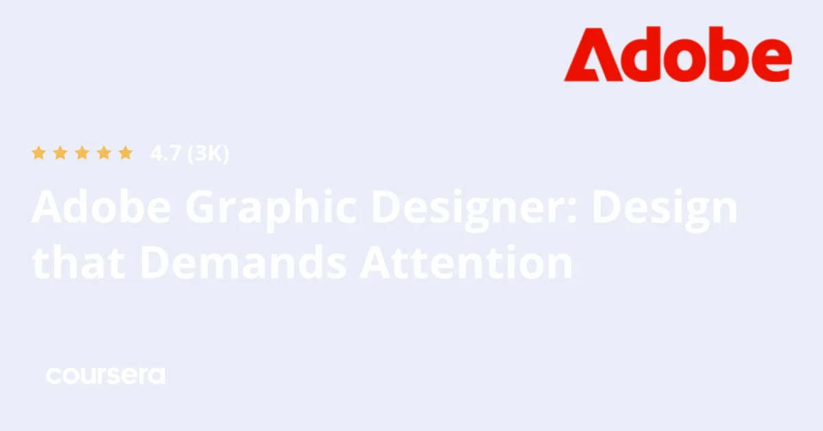 Adobe_Graphic Designer Professional Certificate preview and deal image