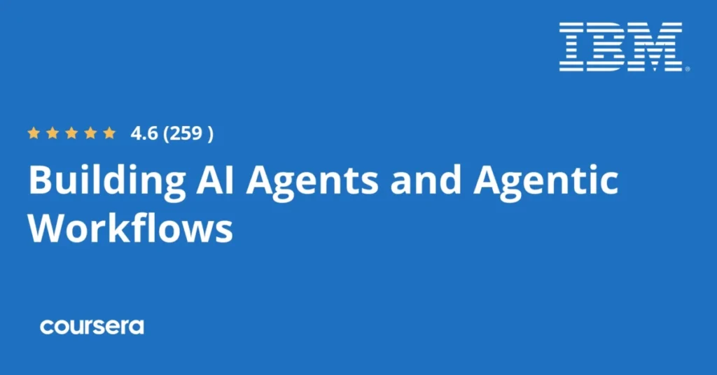Building AI Agents and Agentic Workflows preview and deal image