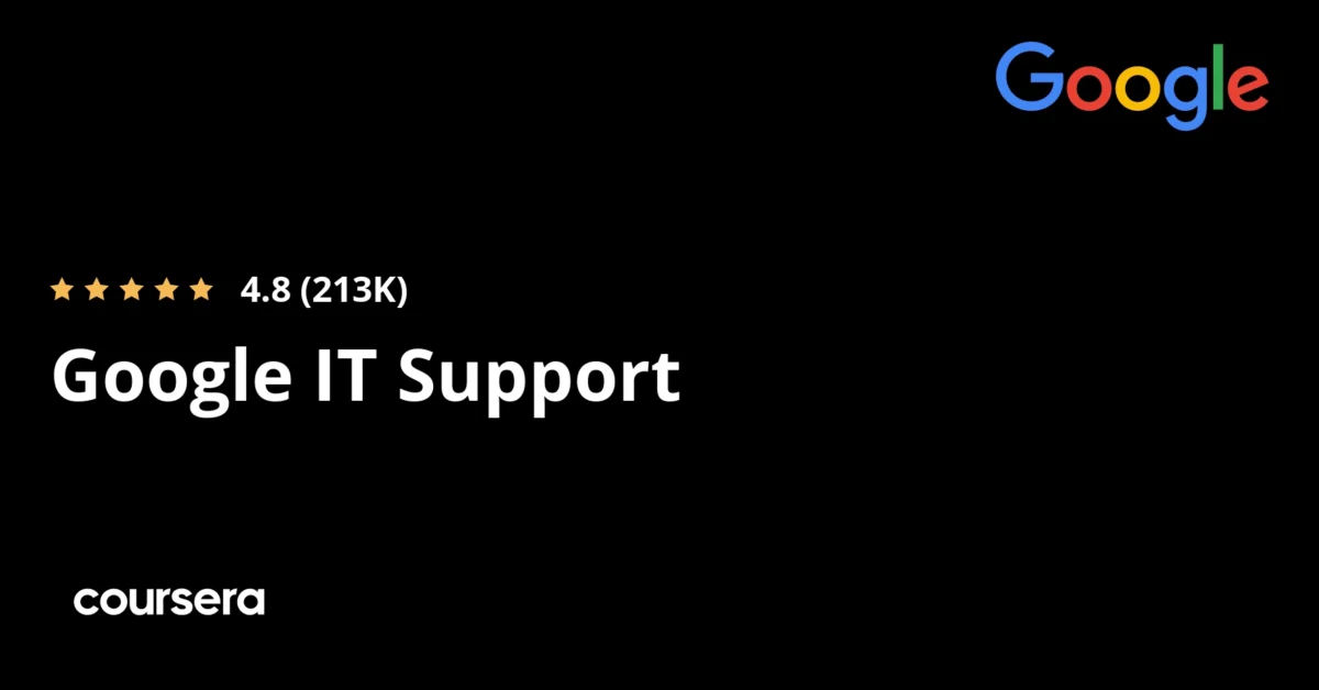 Google IT Support preview and deal image