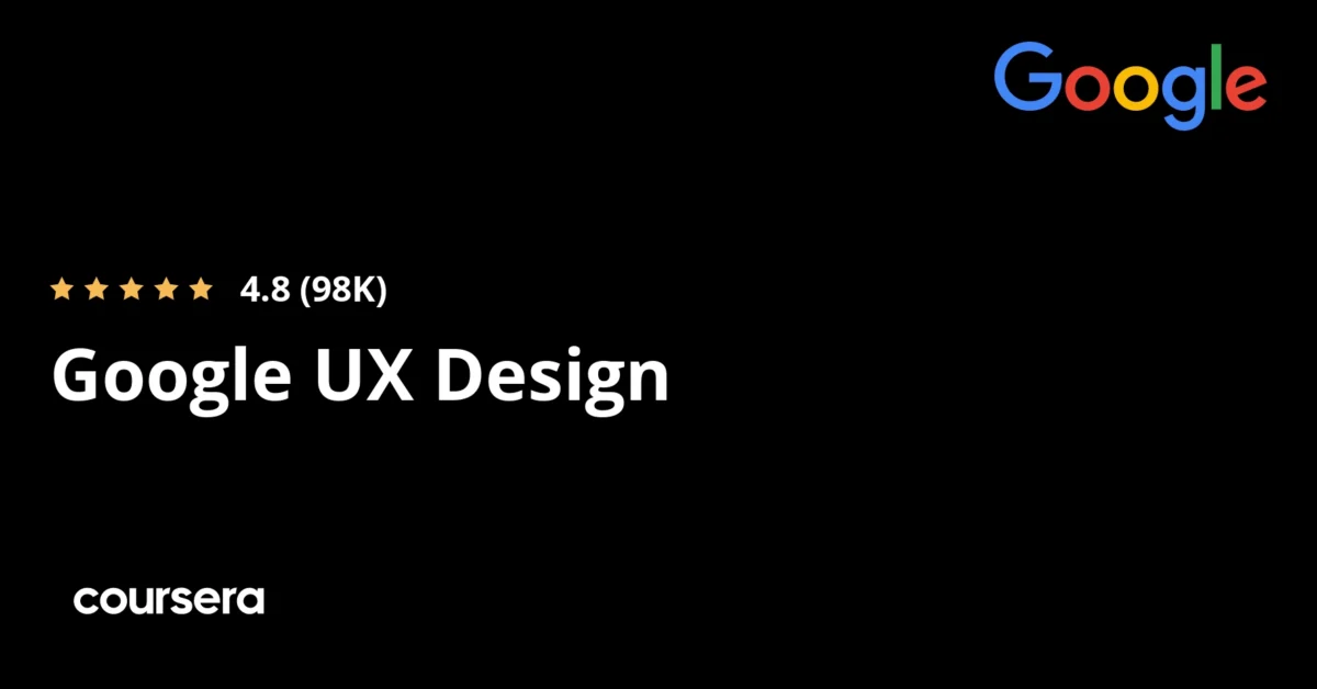 Google UX Design preview and deal image