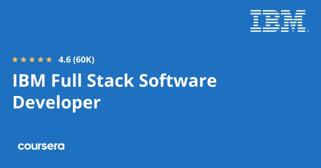 IBM Full Stack Software Developer preview and deal image