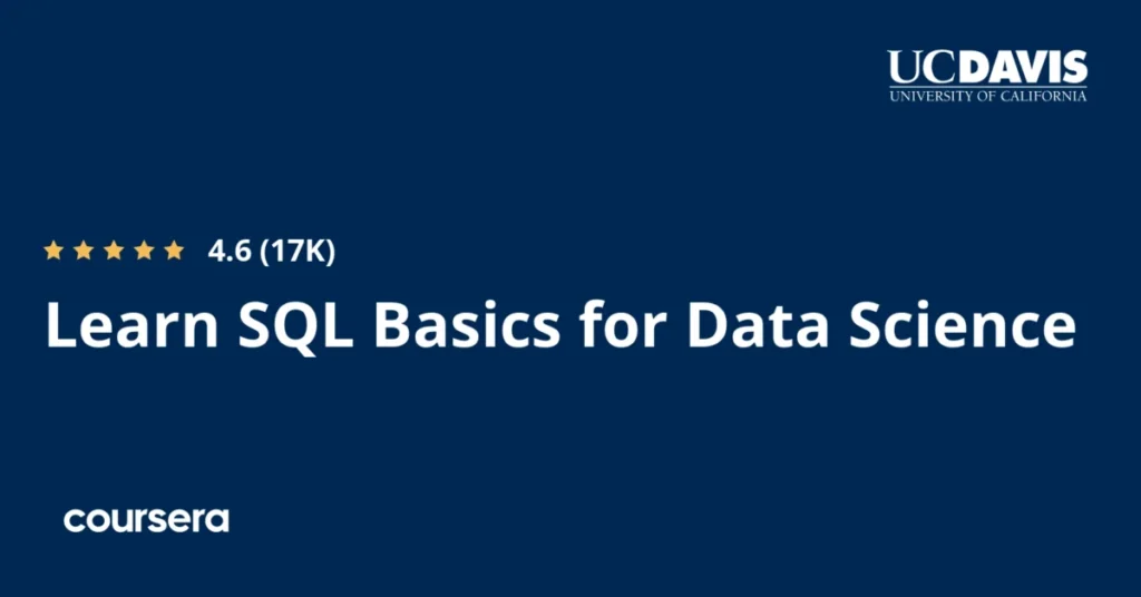SQL Basics for Data Science preview and deal image