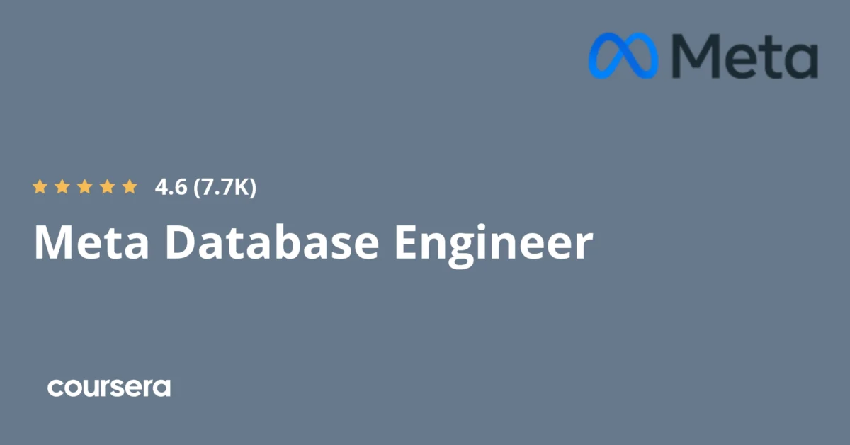 Meta Database Engineer preview and deal image