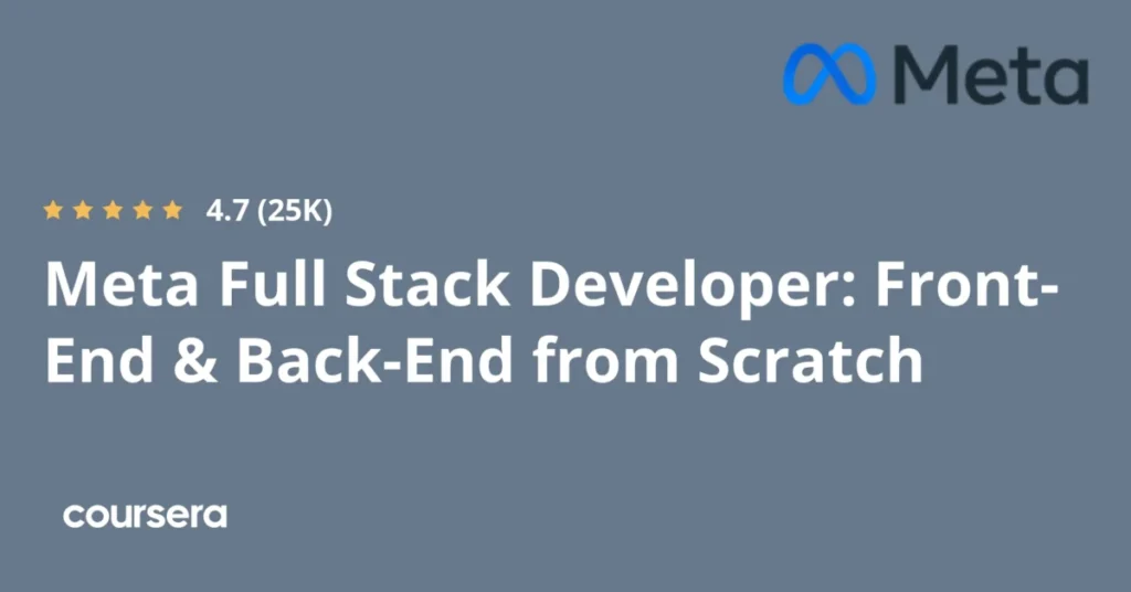 Meta_Full-Stack Developer Specialization preview and deal image