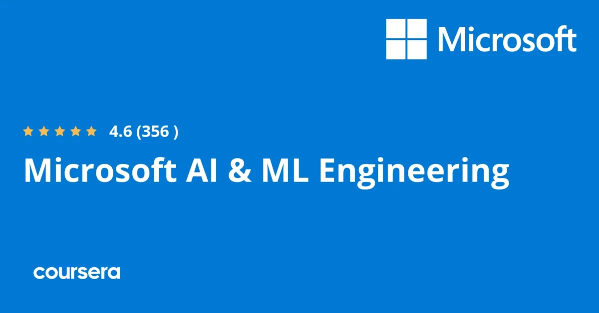 Microsoft_AI & ML Engineering Professional Certificate preview and deal image