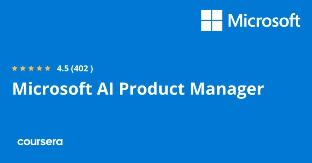 Microsoft AI Product Manager preview and deal image