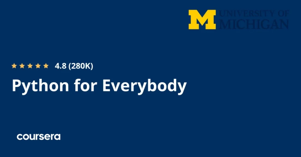 Python for Everybody_University of Michigan preview and deal image