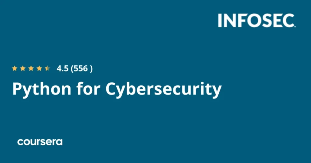 Python for Cybersecurity preview and deal image