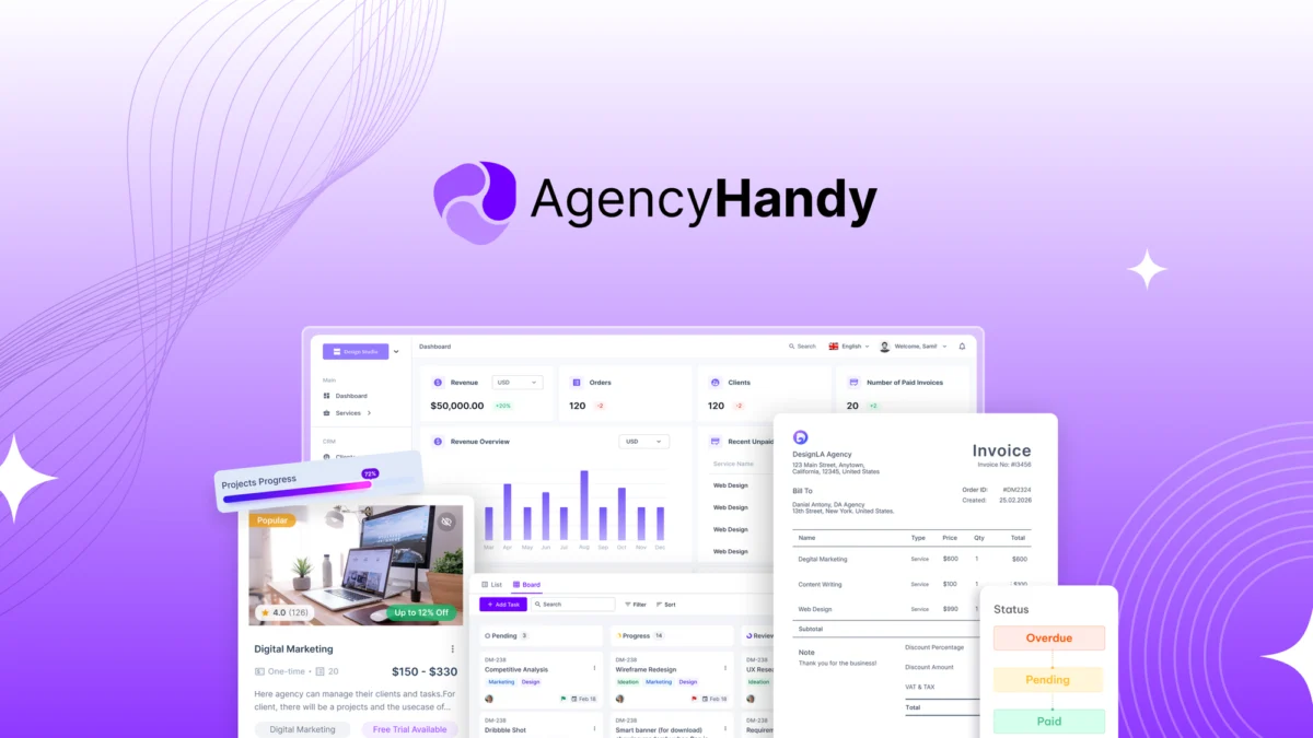 Agency Handy – -in-one agency management preview and deal image