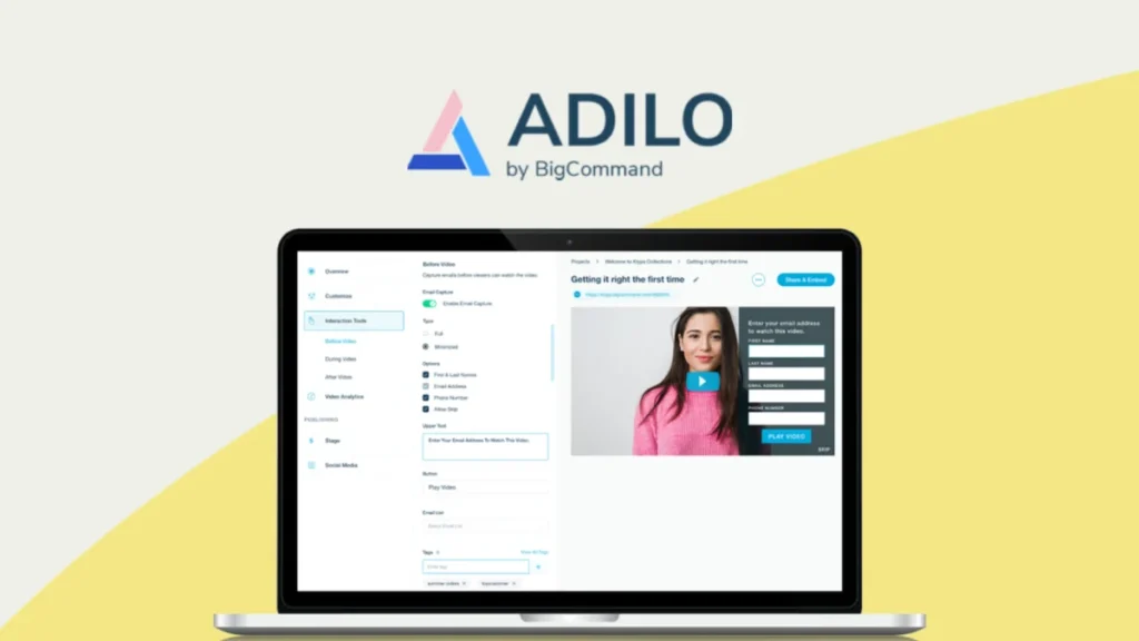 Adilo – Software Tool preview and deal image