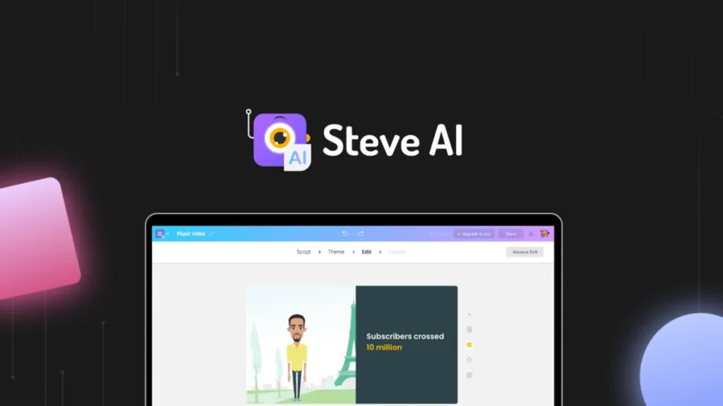 Steve.AI – Software Tool preview and deal image