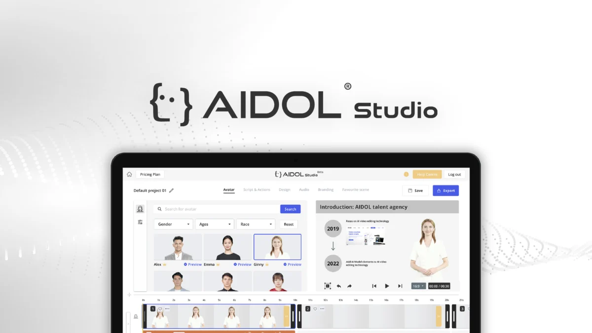 AIDOL Studio – Logo preview and deal image