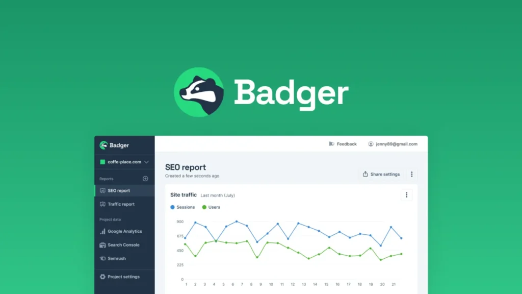Badger – Logo preview and deal image