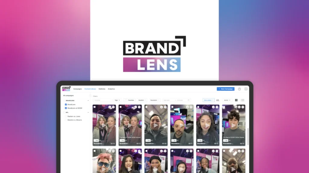 BrandLens – Logo preview and deal image