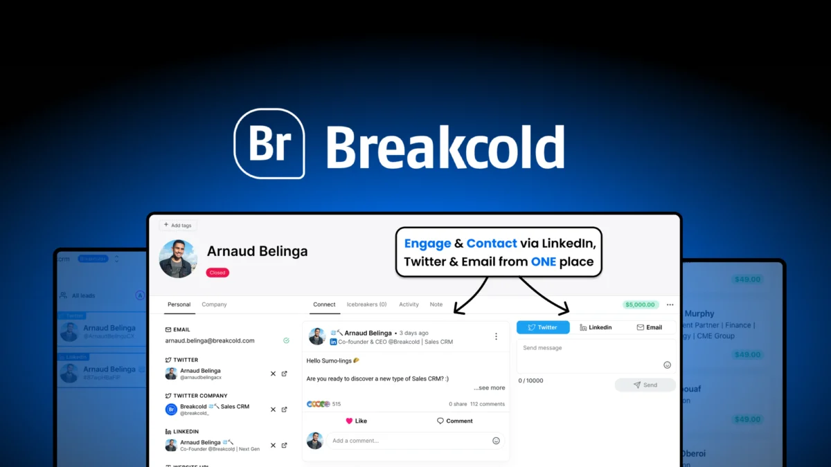 Breakcold – Logo preview and deal image