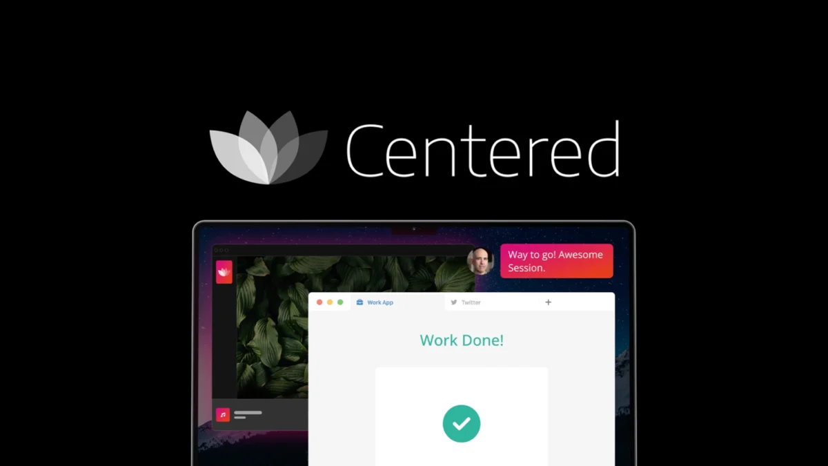 Centered – Logo preview and deal image
