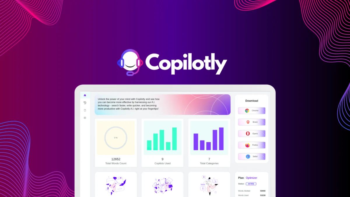 Copilotly – Logo preview and deal image