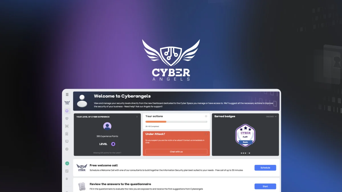 Cyberangels ONE – Logo preview and deal image