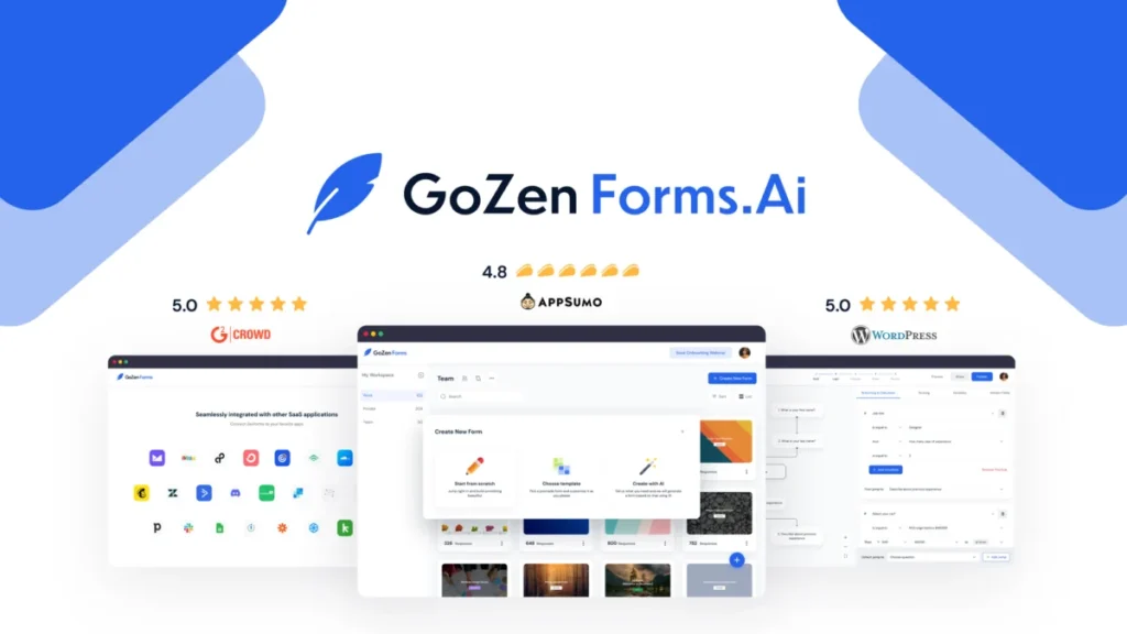 GoZen Forms.Ai – Drive leads with personalized forms preview and deal image