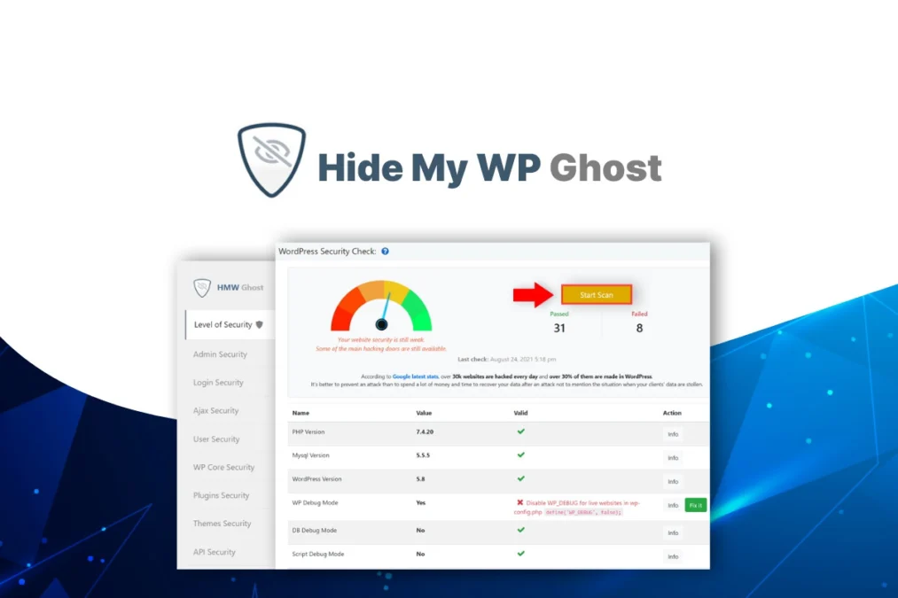 Hide My WP Ghost – logo preview and deal image