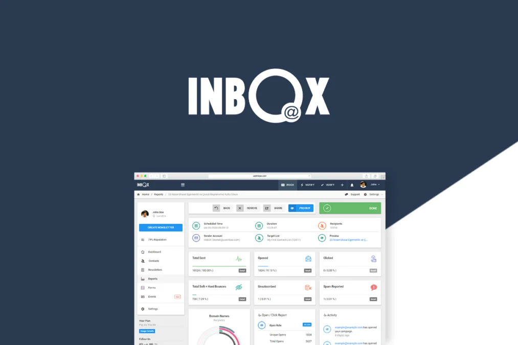INBOX – Logo preview and deal image