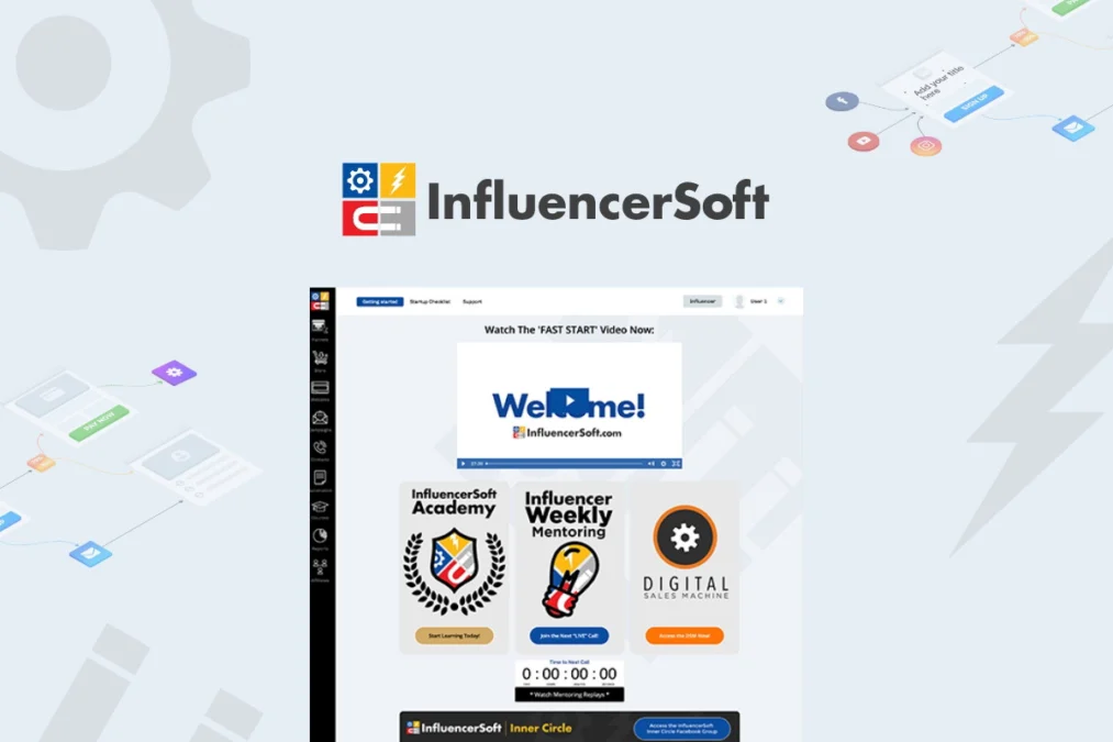 InfluencerSoft – Logo preview and deal image