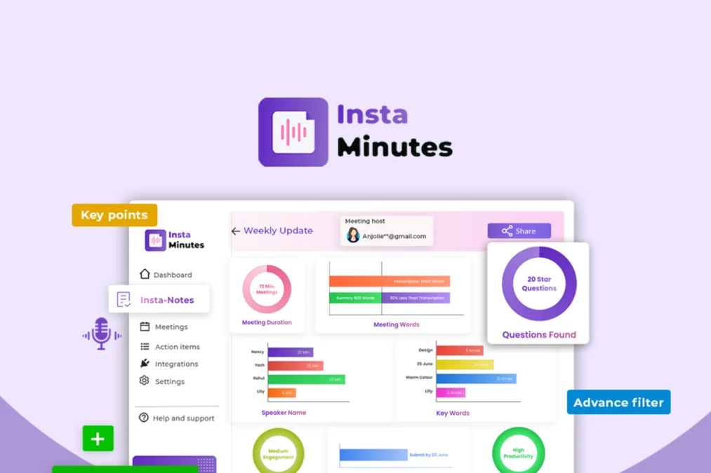 Instaminutes – Summarize conversations with AI preview and deal image