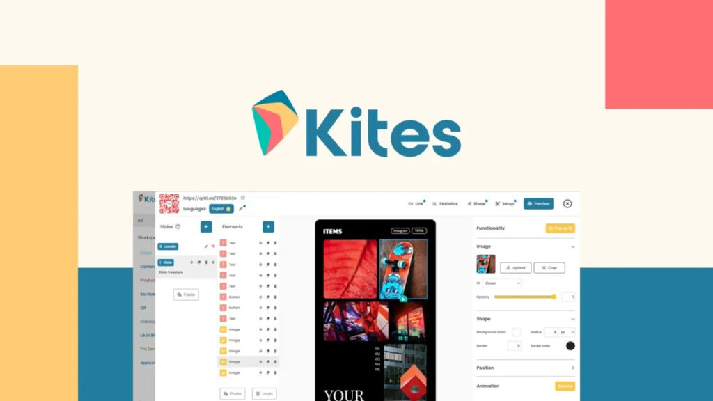 Kites – Logo preview and deal image