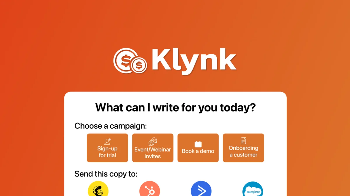 Klynk – Logo preview and deal image
