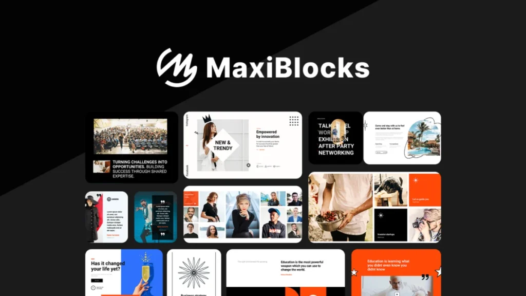 MaxiBlocks – Logo preview and deal image