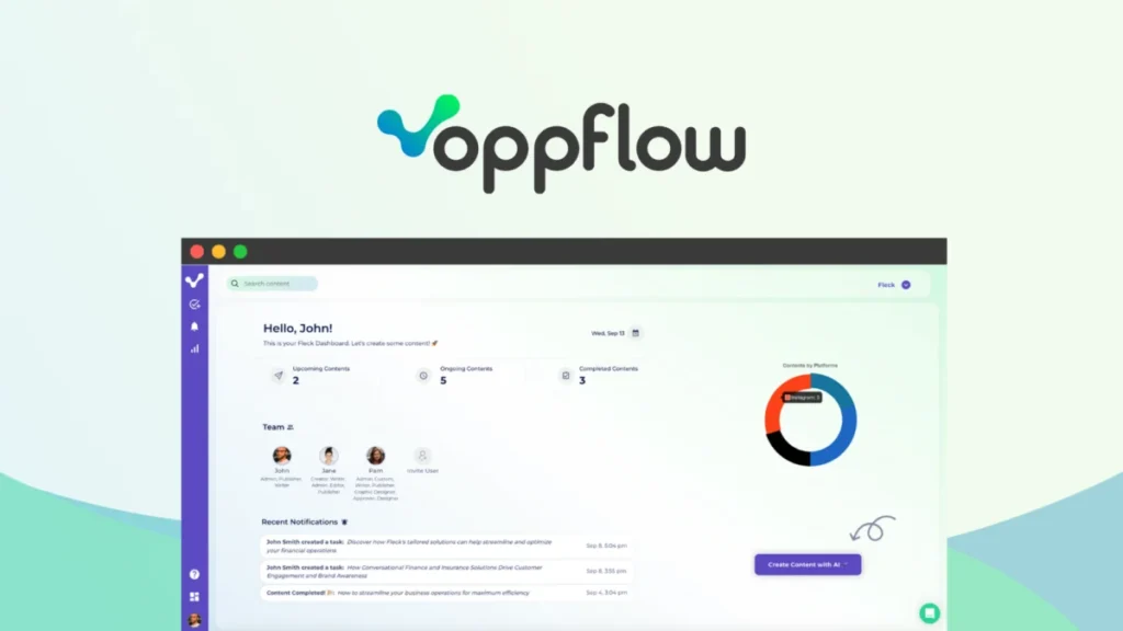Oppflow – Logo preview and deal image