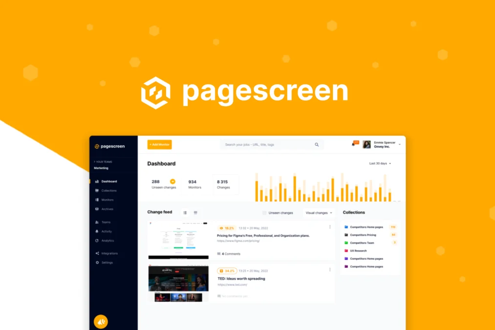 Pagescreen – logo preview and deal image