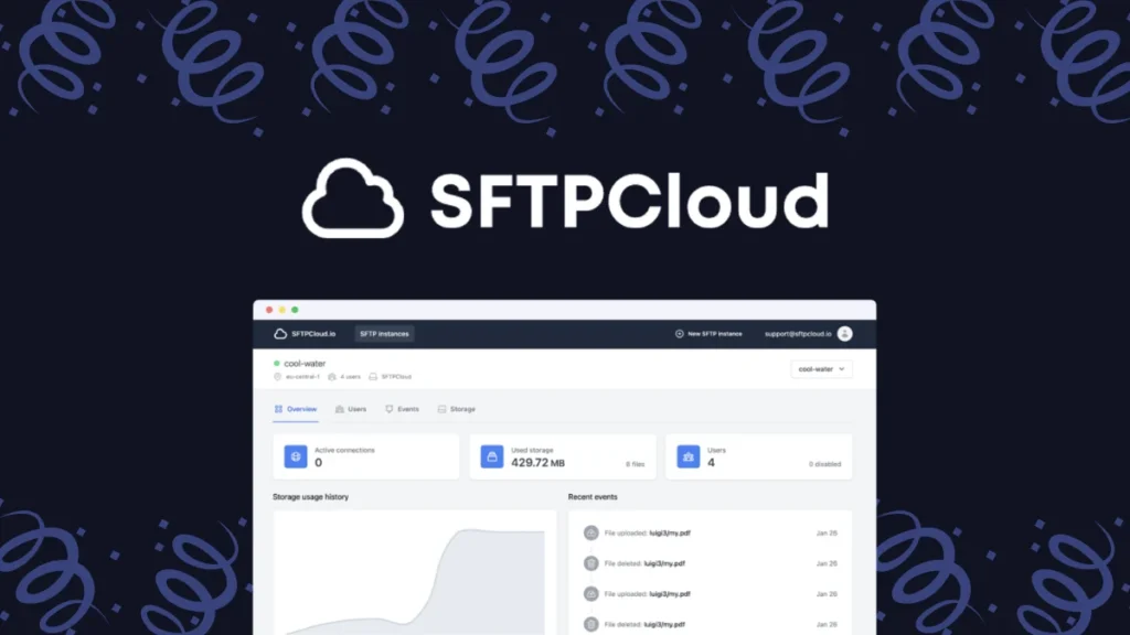 SFTPCloud – Logo preview and deal image