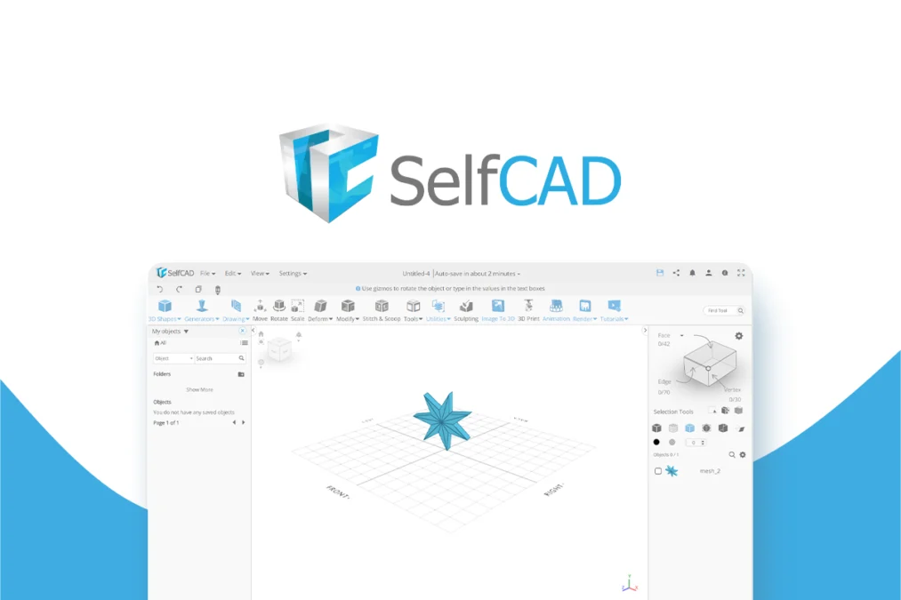 SelfCAD – Make 3D designs from start to finish preview and deal image