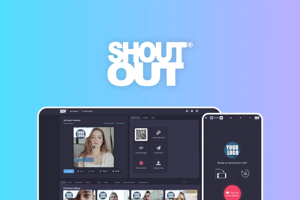 ShoutOut – Auto-generate videos from testimonials preview and deal image