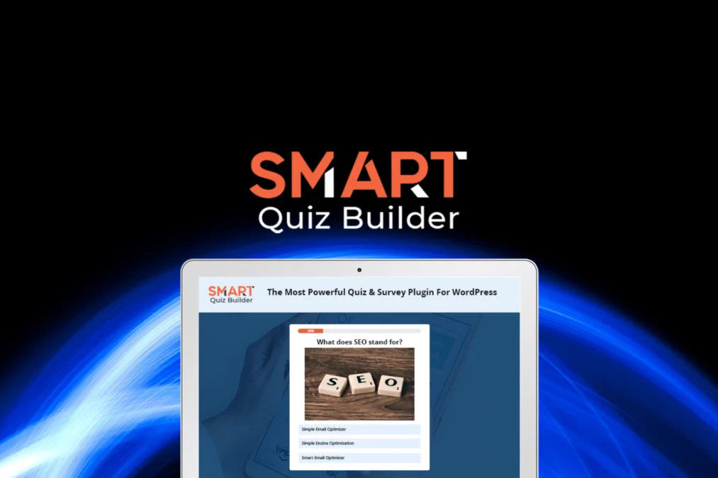 Smart Quiz Builder – logo preview and deal image