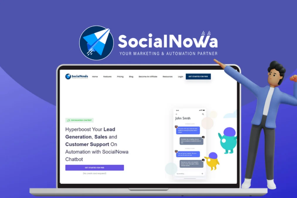 SocialNowa – Software Tool preview and deal image