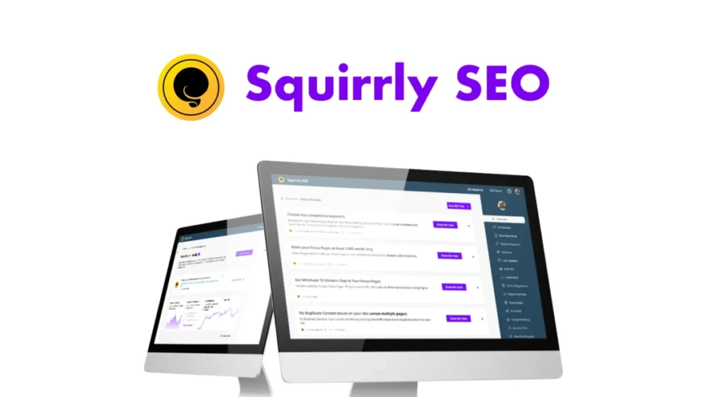 Squirrly SEO – logo preview and deal image