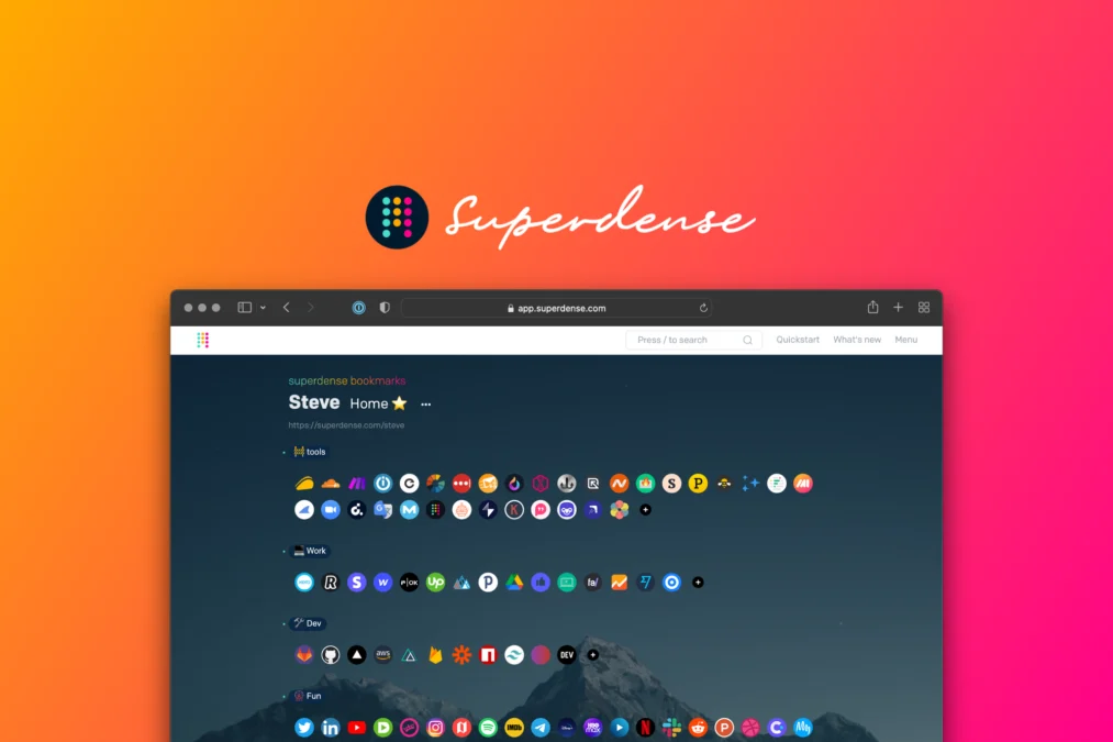 Superdense – logo preview and deal image