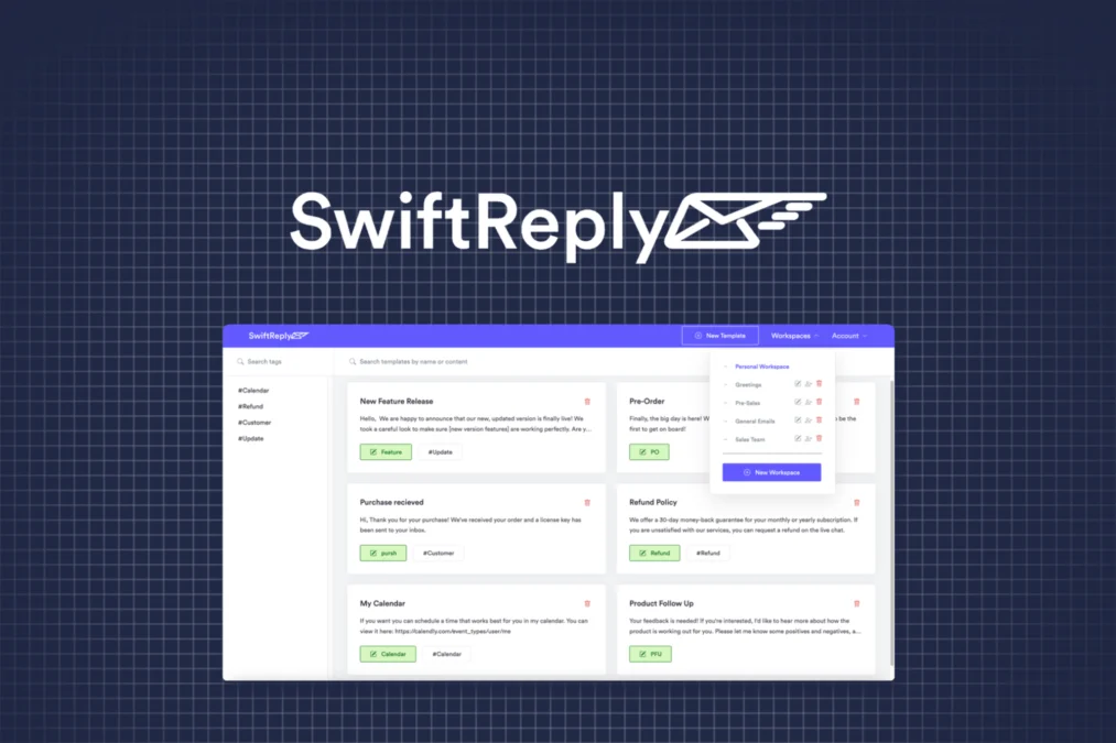 SwiftReply – logo preview and deal image
