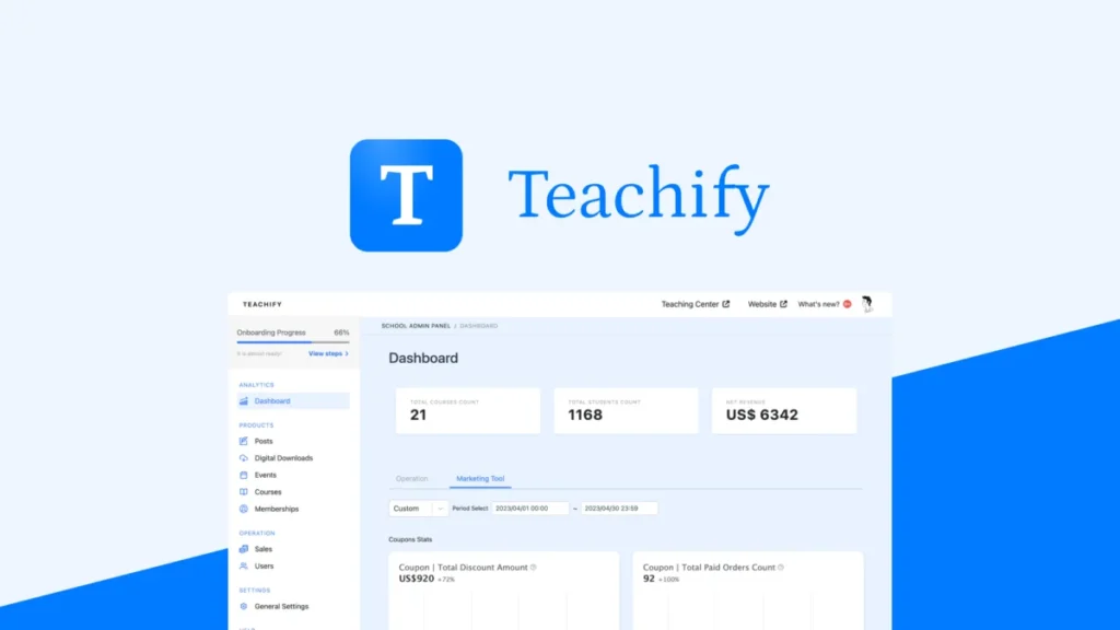 Teachify – Logo preview and deal image