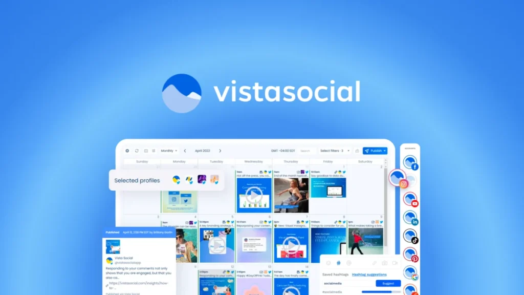 Vista Social – Logo preview and deal image