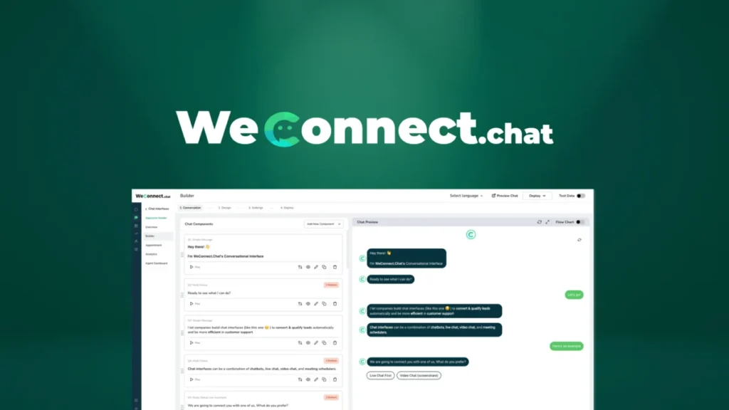 WeConnect.chat – Logo preview and deal image