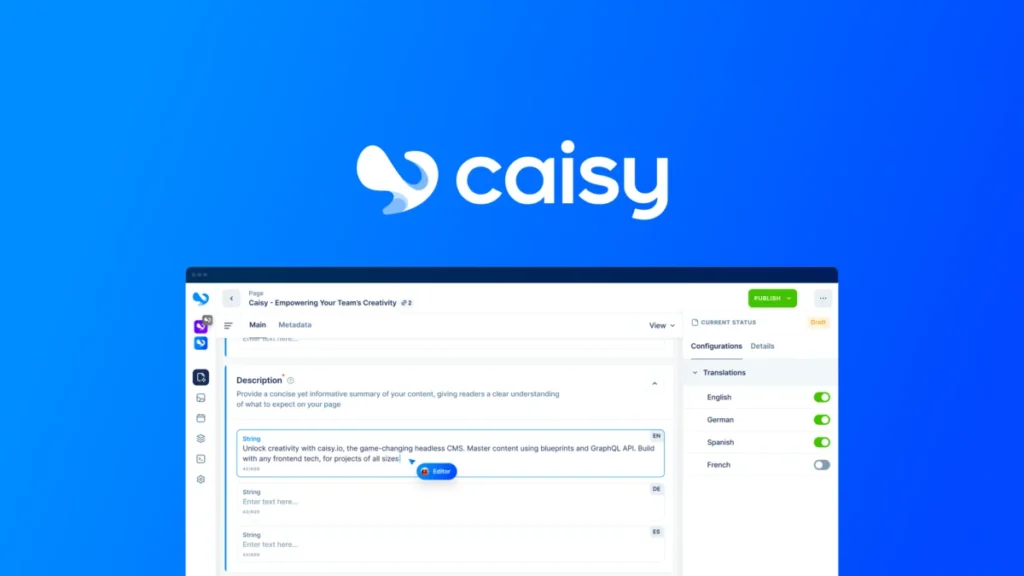 caisy – Logo preview and deal image