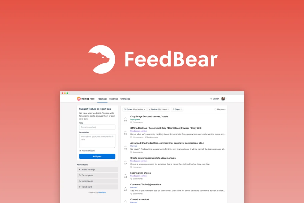 FeedBear – Streamline Customer Feedback Collection preview and deal image
